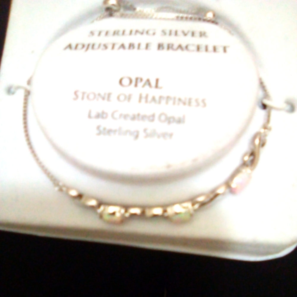 Adjustable sterling silver bracelet